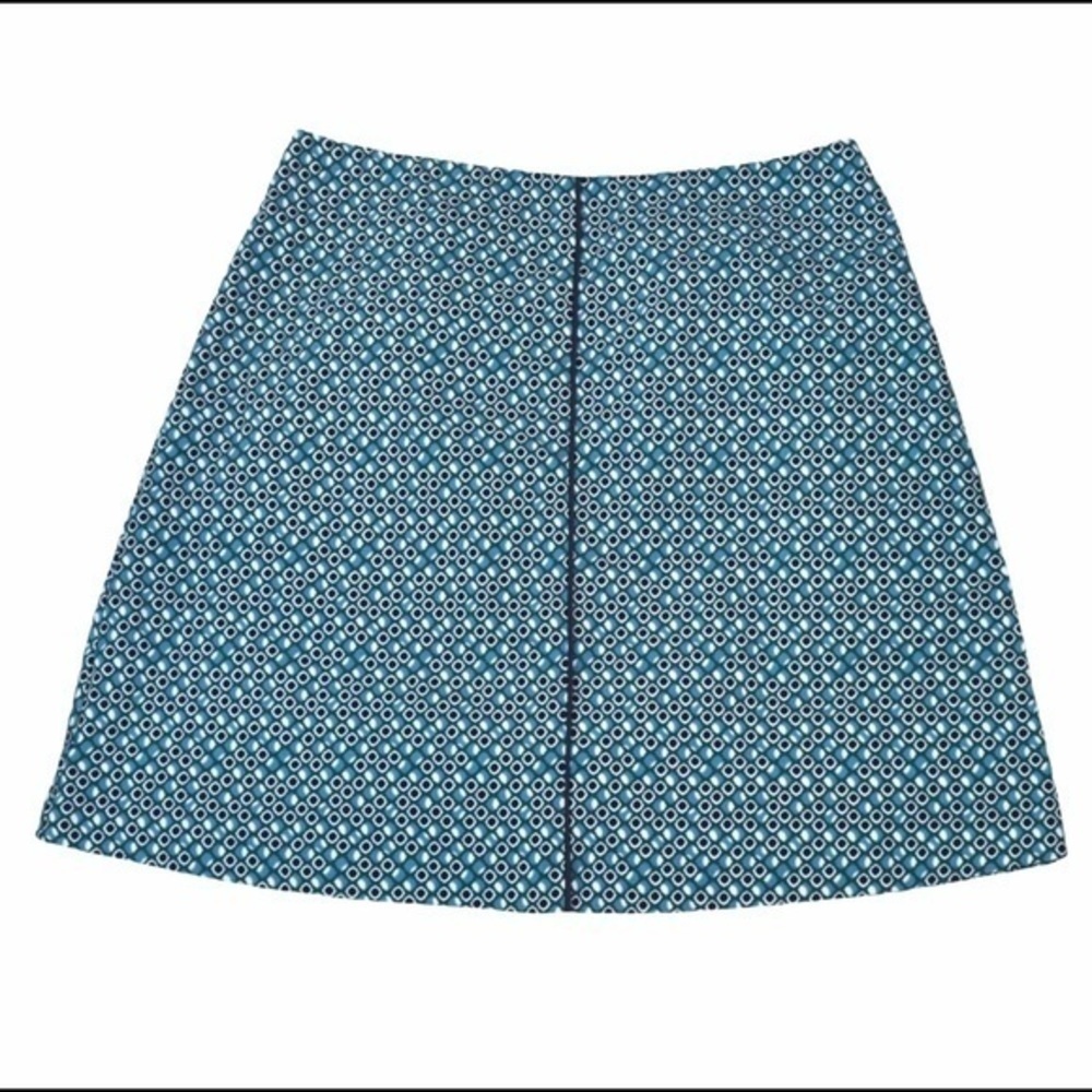 NWT Margaret‎ M Petite Small Carolina Piping Mini Pull On Skirt Stretchy